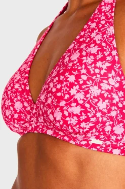 Abecita by Swegmark Bikini-bh Maui Halterneck Bikini bra Black Printed