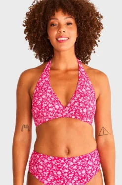Abecita by Swegmark Bikini-bh Maui Halterneck Bikini bra Black Printed