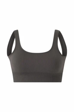 Aim'n Sports-bh Shadow Grey Ribbed Seamless Bra