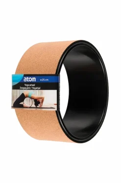 Atom Yogahjul af kork 25 cm