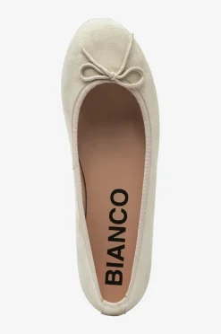 Bianco Ballerinasko biaMadison Ballerina Suede