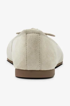 Bianco Ballerinasko biaMadison Ballerina Suede