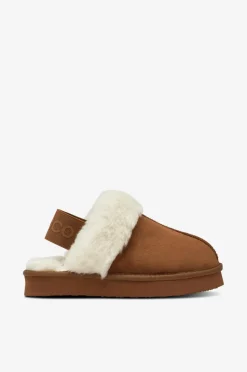 Bianco Hjemmesko biaSweetie Flatform Elastic Slipper Faux Suede