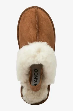 Bianco Hjemmesko biaSweetie Flatform Elastic Slipper Faux Suede