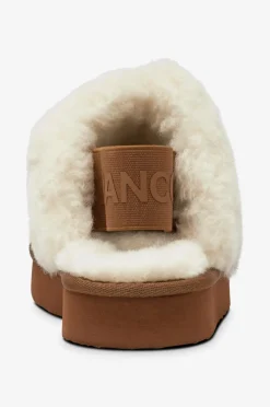 Bianco Hjemmesko biaSweetie Flatform Elastic Slipper Faux Suede
