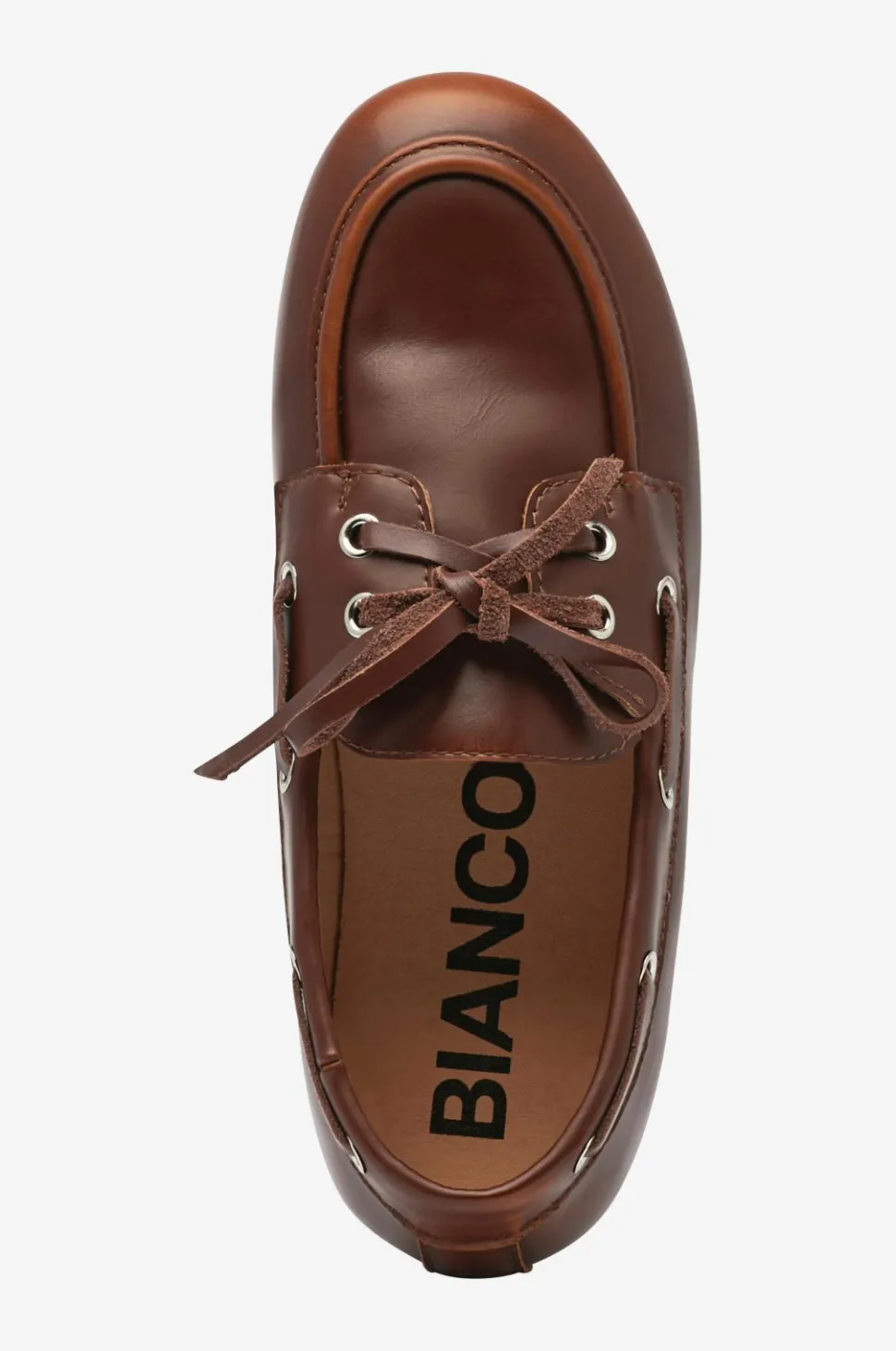Bianco Loafers Biamarlene Boat Shoe Leather