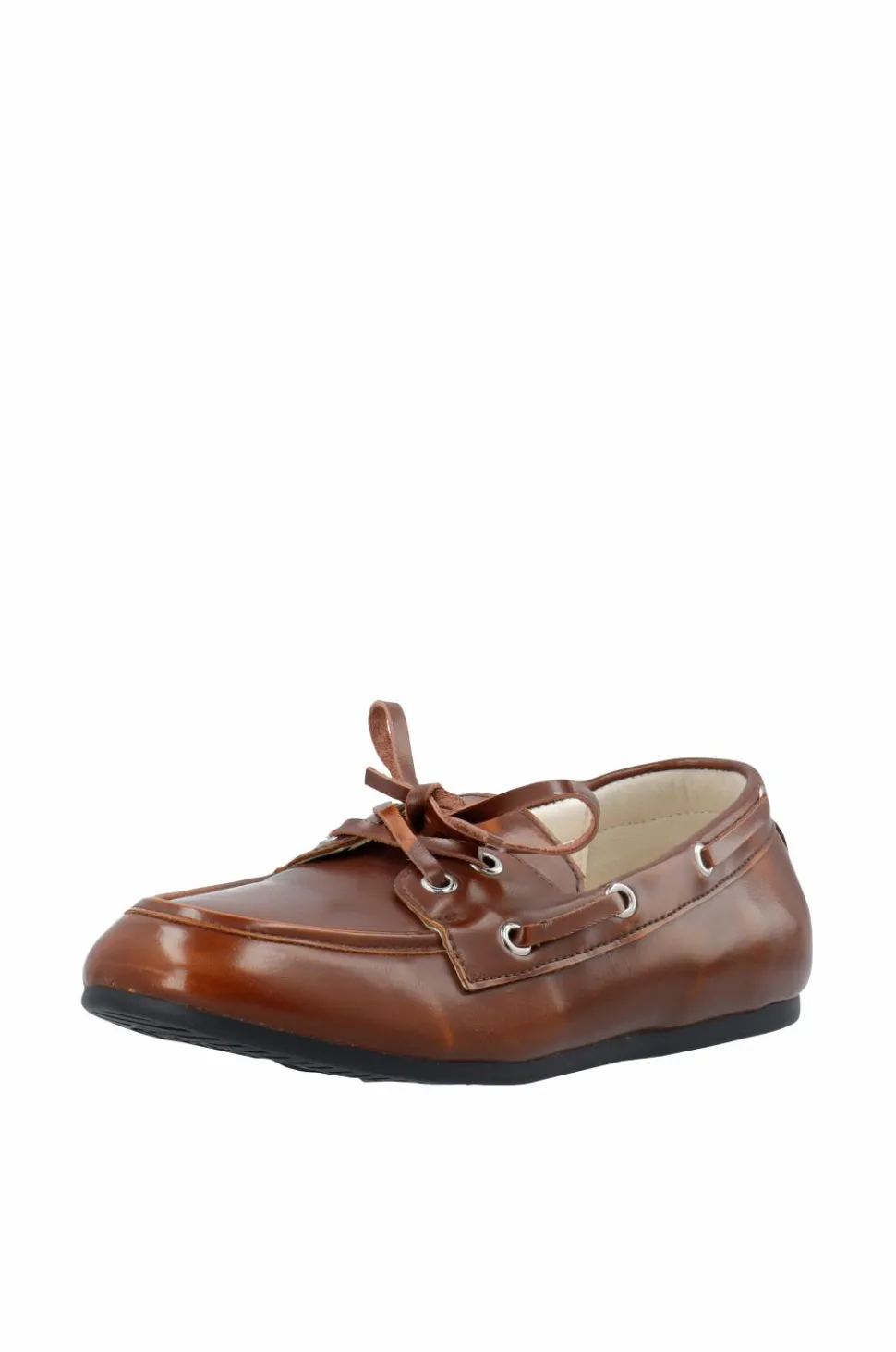 Bianco Loafers Biamarlene Boat Shoe Leather