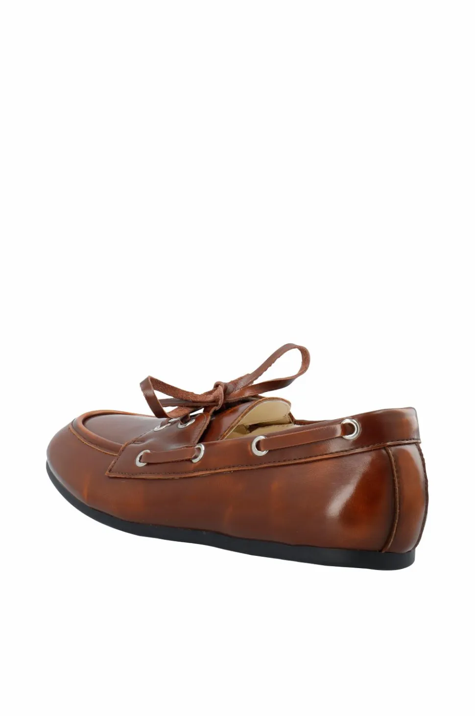 Bianco Loafers Biamarlene Boat Shoe Leather