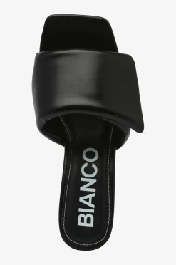 Bianco Sandaler med hæl biaLulu Velcro Slide Faux Leather