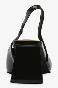 Bianco Sandaler med hæl biaMaralyn Slingback Patent
