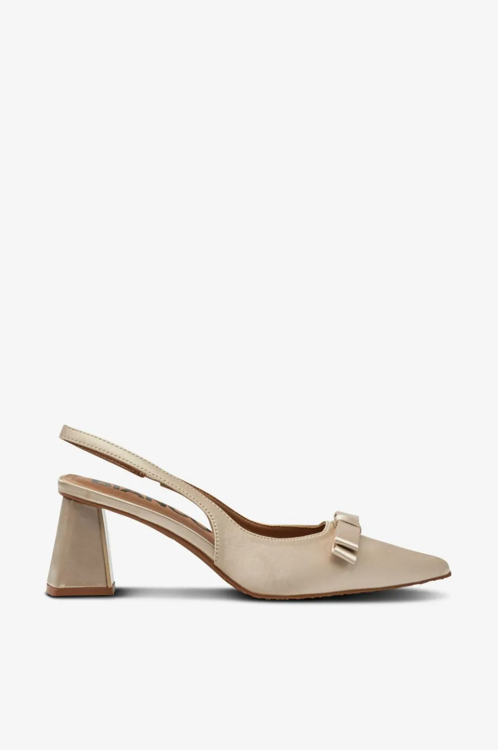 Bianco Sandaler med hæl biaMaralyn Bow Slingback Satin