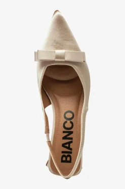 Bianco Sandaler med hæl biaMaralyn Bow Slingback Satin