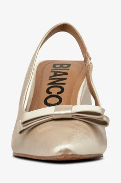 Bianco Sandaler med hæl biaMaralyn Bow Slingback Satin