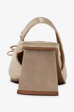 Bianco Sandaler med hæl biaMaralyn Bow Slingback Satin