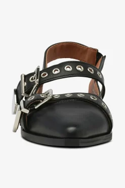 Bianco Slingback Biavictoria Buckle Smooth Leather