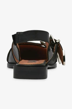 Bianco Slingback Biavictoria Buckle Smooth Leather