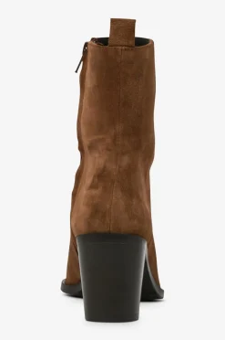 billi bi Boots Tabac babysilk suede