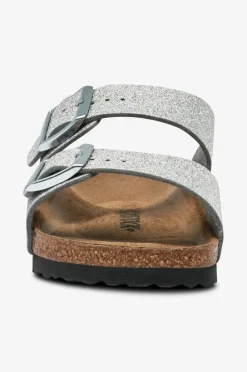 Birkenstock Sandaler Arizona Syn Shiny Glitter Silver