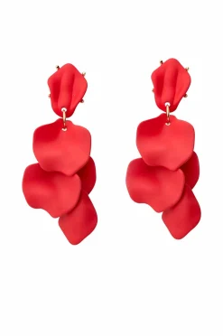 BOW19 Details Ørering Leaf Earrings Mat