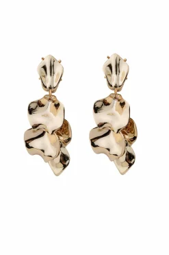 BOW19 Details Øreringe Leaf Earrings Gold