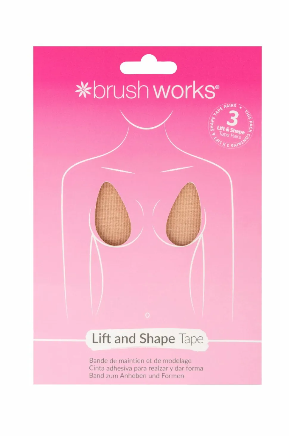 Brushworks Lift & Shape Tape 3 Pairs