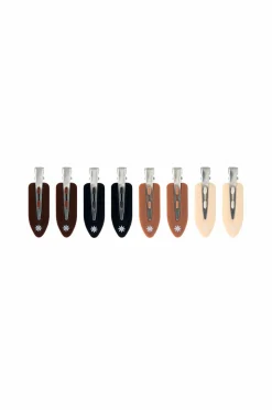 Brushworks Nude No Crease Hair Clips 8-pak