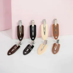 Brushworks Nude No Crease Hair Clips 8-pak