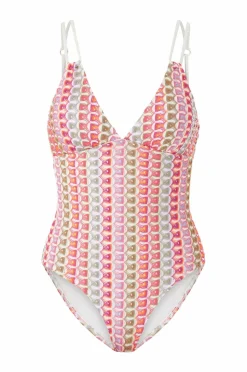 By Malina Badedragt Nerea Fine Knitted Swimsuit