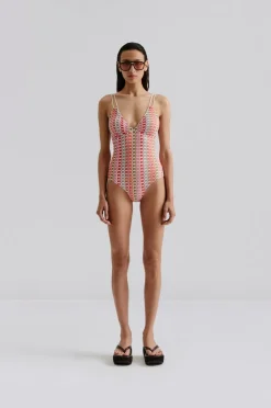By Malina Badedragt Nerea Fine Knitted Swimsuit