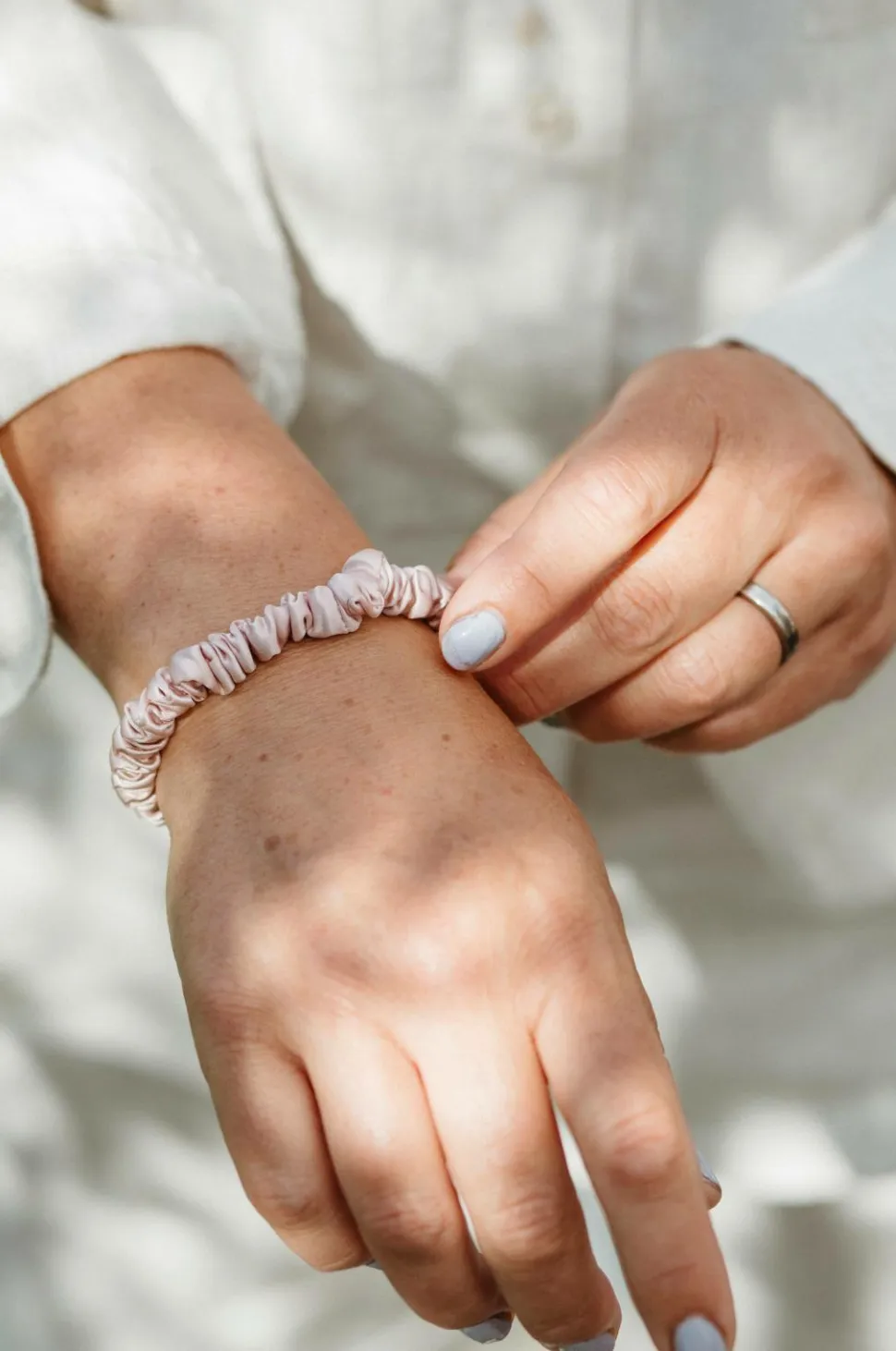 ByBarb Thin Silk Hair Tie