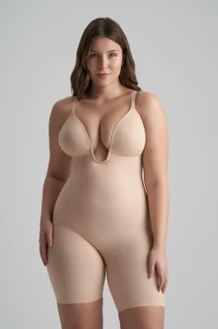 Bye Bra Formende krop Sculpting Bodysuit Deep - firm support