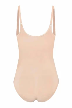 Bye Bra Formende krop Soft Touch Seamless Bodysuit Open Bust - firm support