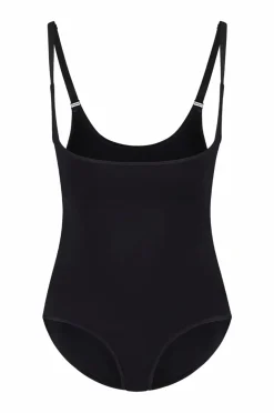 Bye Bra Formende krop Soft Touch Seamless Bodysuit Open Bust - firm support