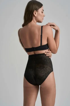 Bye Bra Shapingtrusse Lacy High Waist Shaping Brief - medium support
