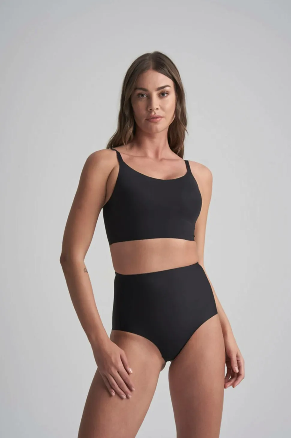 Bye Bra Shapingtrusse Sculpting Mid Waist Brief - firm support