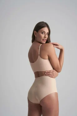 Bye Bra Shapingtrusse Sculpting Mid Waist Brief - firm support