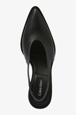 Calvin Klein Højhælet sko Heel Slingback Pump 70 Lth
