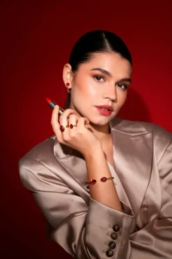 Caroline Svedbom Bangle Mini Drop Bracelet Gold