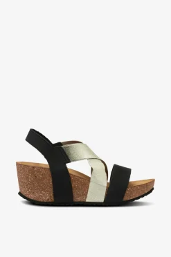 Copenhagen Shoes Sandaler med hæl Stacia 24 Gold Combi