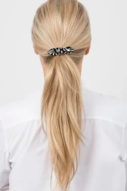 Corinne Leather Bow Small Hair Tie