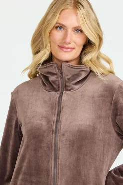 Damella Hyggelig kjole Velour Fleece Robe
