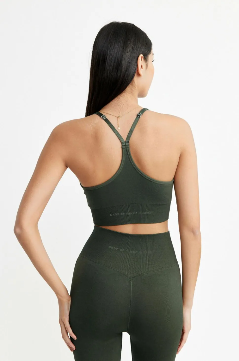 Drop Of Mindfulness Sports-bh Signature V Shape Bra