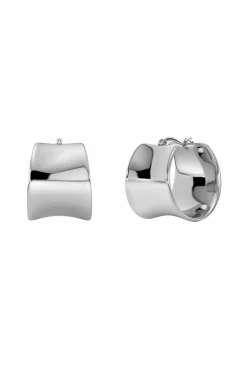 Edblad Øreringe Cane Hoops L Steel