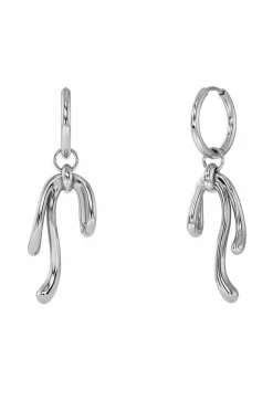 Edblad Øreringe Lace Hoops Steel