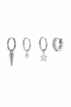 Edblad Øreringe Peak One Hoops Sirius Steel