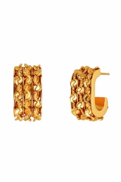 Edblad Øreringe Rays Hoops S Gold