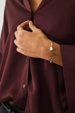 Ellos Collection Bangle med to sten