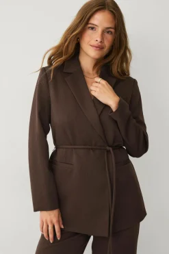Ellos Collection Blazer med bælte i taljen