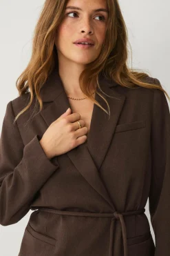 Ellos Collection Blazer med bælte i taljen