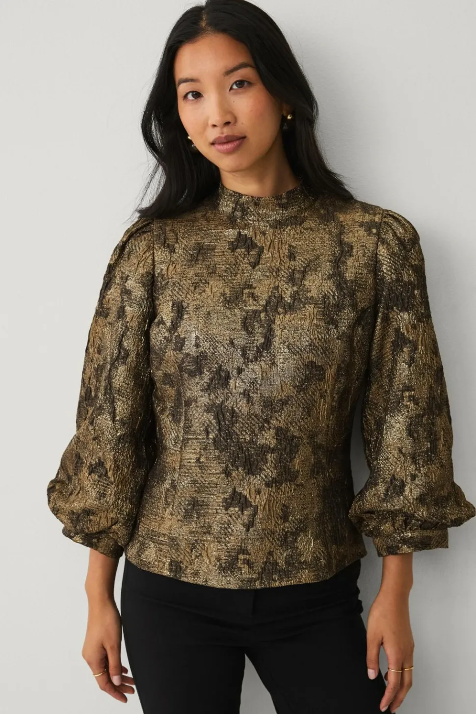 Ellos Collection Bluse i Jacquard